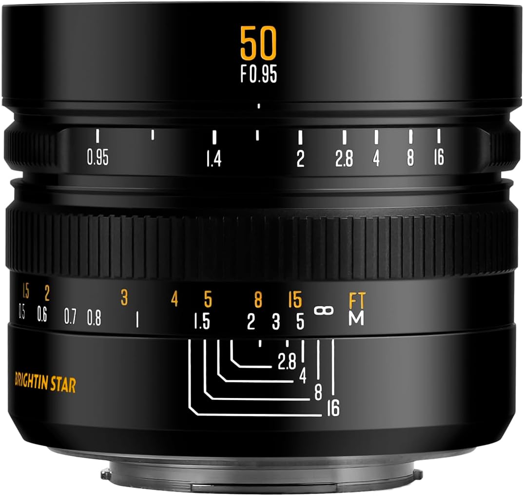 50mm F0.95 APS-C Mirrorless Camera Lens for Canon EF-M Mount