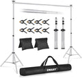 Backdrop Stand 10x7ft Photo Studio Support Kit - Portable Adjustable