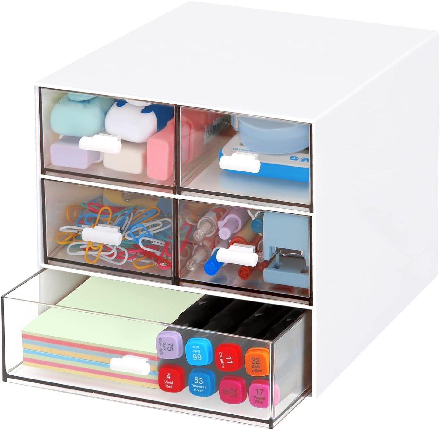 LETURE 5-Drawer Desk Organizer - Simplify Your Space!