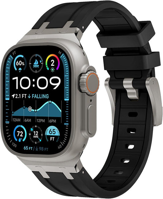 WINGLE Apple Watch Band: Luxury Silicone Straps