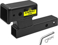 KAIRAY Trailer Receiver Hitch Riser Extender Adapter 4in Drop/Rise