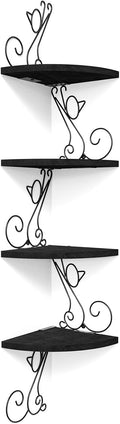 Alsonerbay Corner Shelves - Stylish Floating Wood Shelf for Home