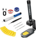 Cordless Soldering Iron Kit, 12S Fast Heat - Dual Cordless/Wired