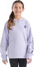 Carhartt Girls' Hooded Pullover Sweatshirt - Durable, Soft Midweight