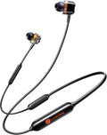 Linklike Neckband Bluetooth Headphones: 100H Playtime & Enhanced Bass
