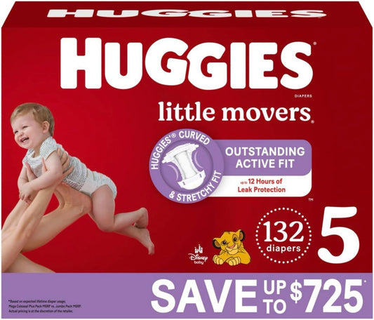 Huggies Little Movers Size 5 - Perfect Fit!