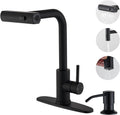 Kitchen Faucets with Pull Down Sprayer - Modern Waterfall Design