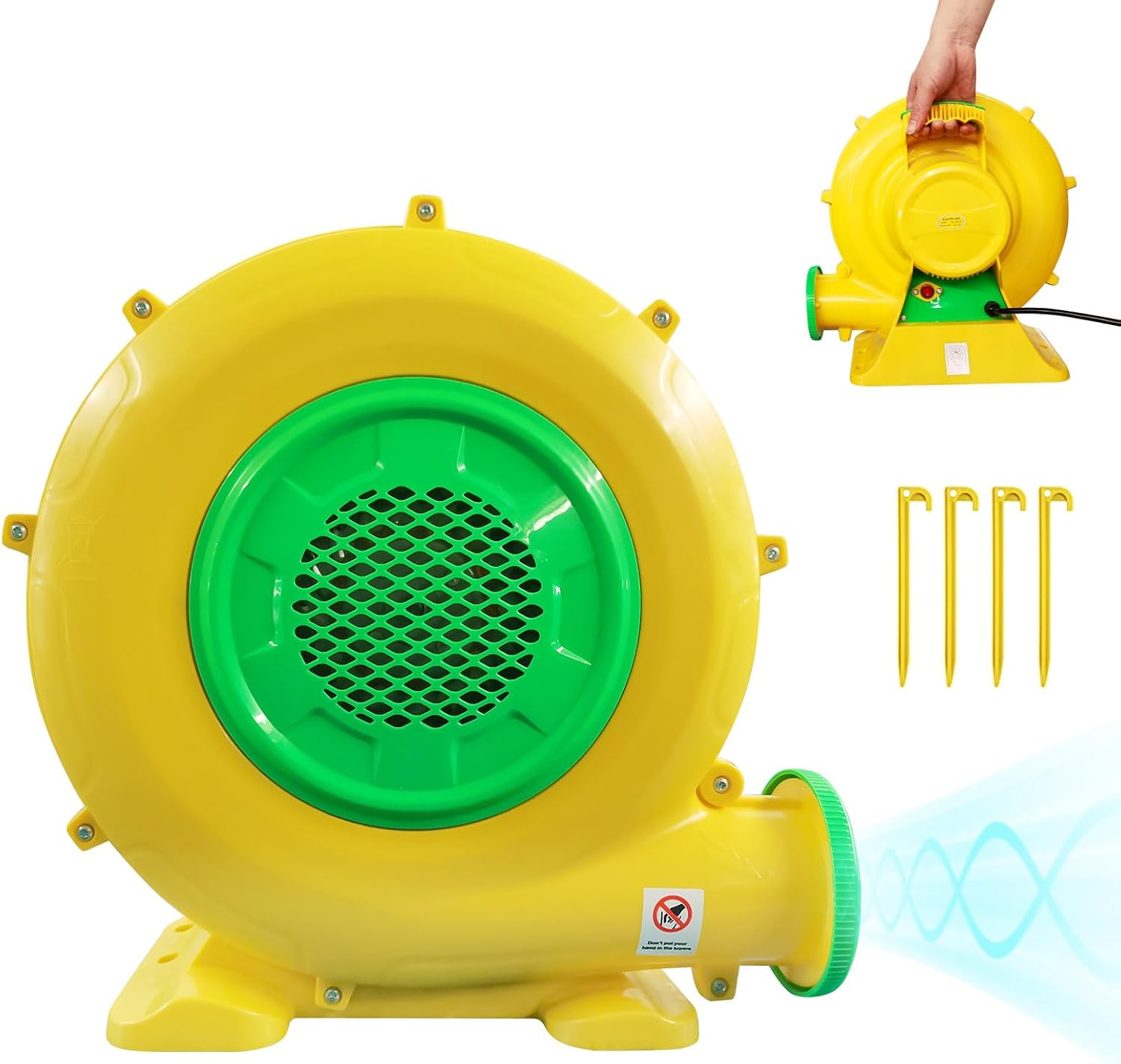 Powerful 480W Air Blower for Bounce Houses and Inflatables