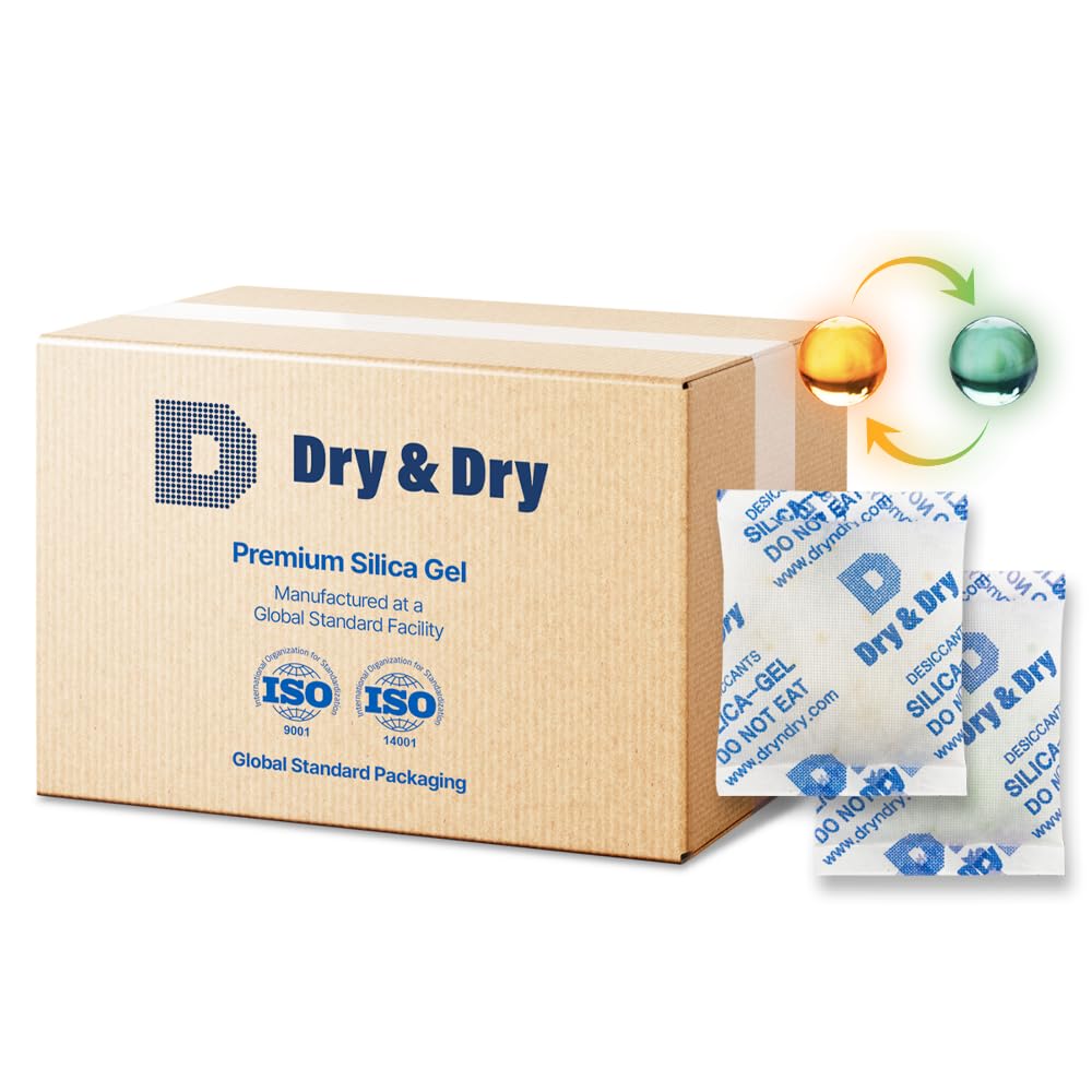 Dry & Dry 50 Gram Orange Indicating Silica Gel Packets Review