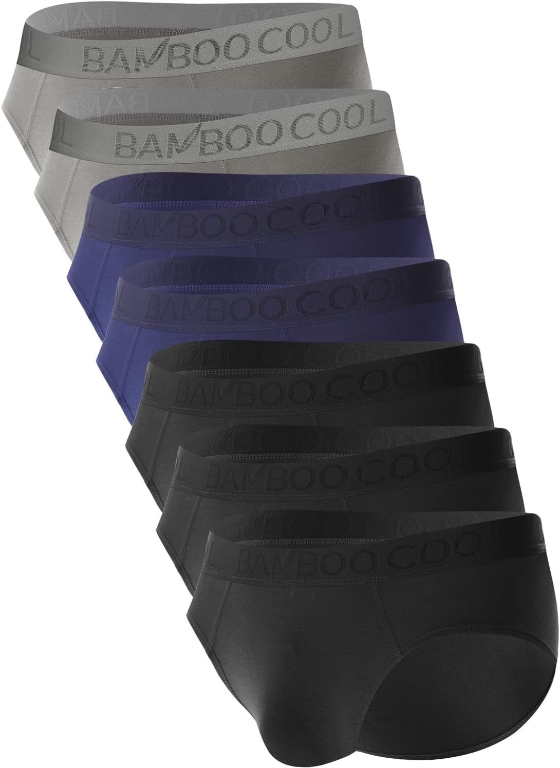Bamboo Cool Men's Underwear Briefs with 3D Pouch Design