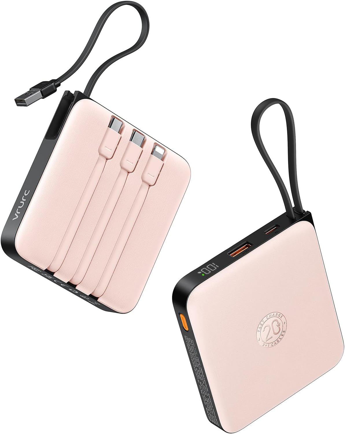 20000mAh VRURC Power Bank - Fast Charge On-The-Go