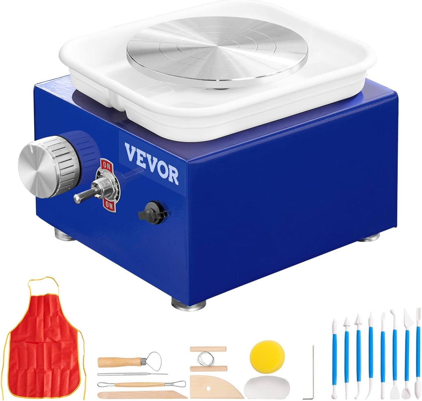 Mini Pottery Wheel for Kids - VEVOR 30W Art & Crafts Kit