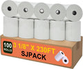 100 Rolls Thermal Paper 3-1/8 in x 230 ft Receipt Rolls - Bulk Pack
