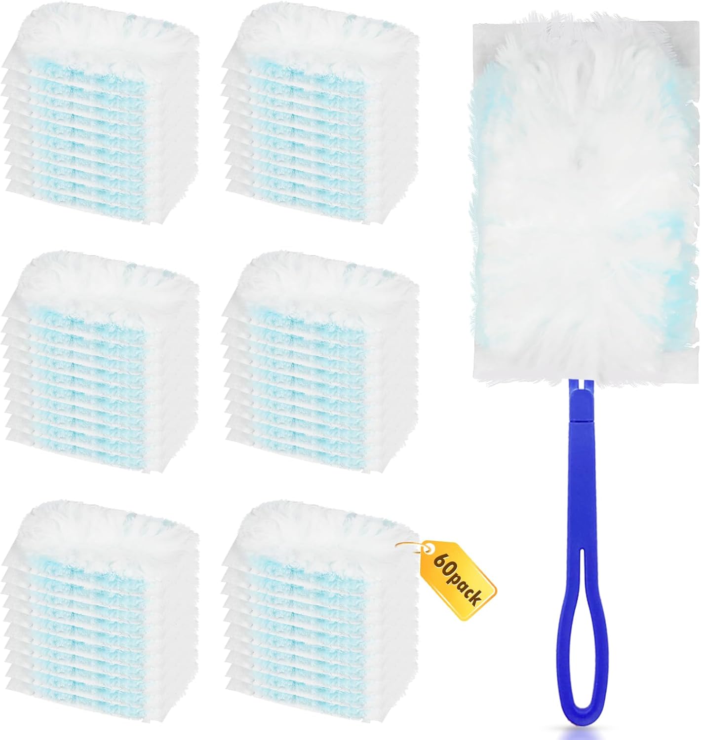 60 Count Disposable Dusters Refill for Easy Cleaning Tasks