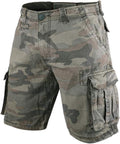 Men's Vintage Cargo Shorts Relaxed Fit Camouflage - Durable Cotton
