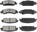cci yu D1363 D1194 Ceramic Brake Pads Kit - Quiet, Durable Stopping