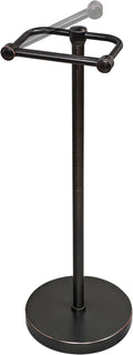 Toilet Paper Holder Stand - Stable Free Standing Pivot Design