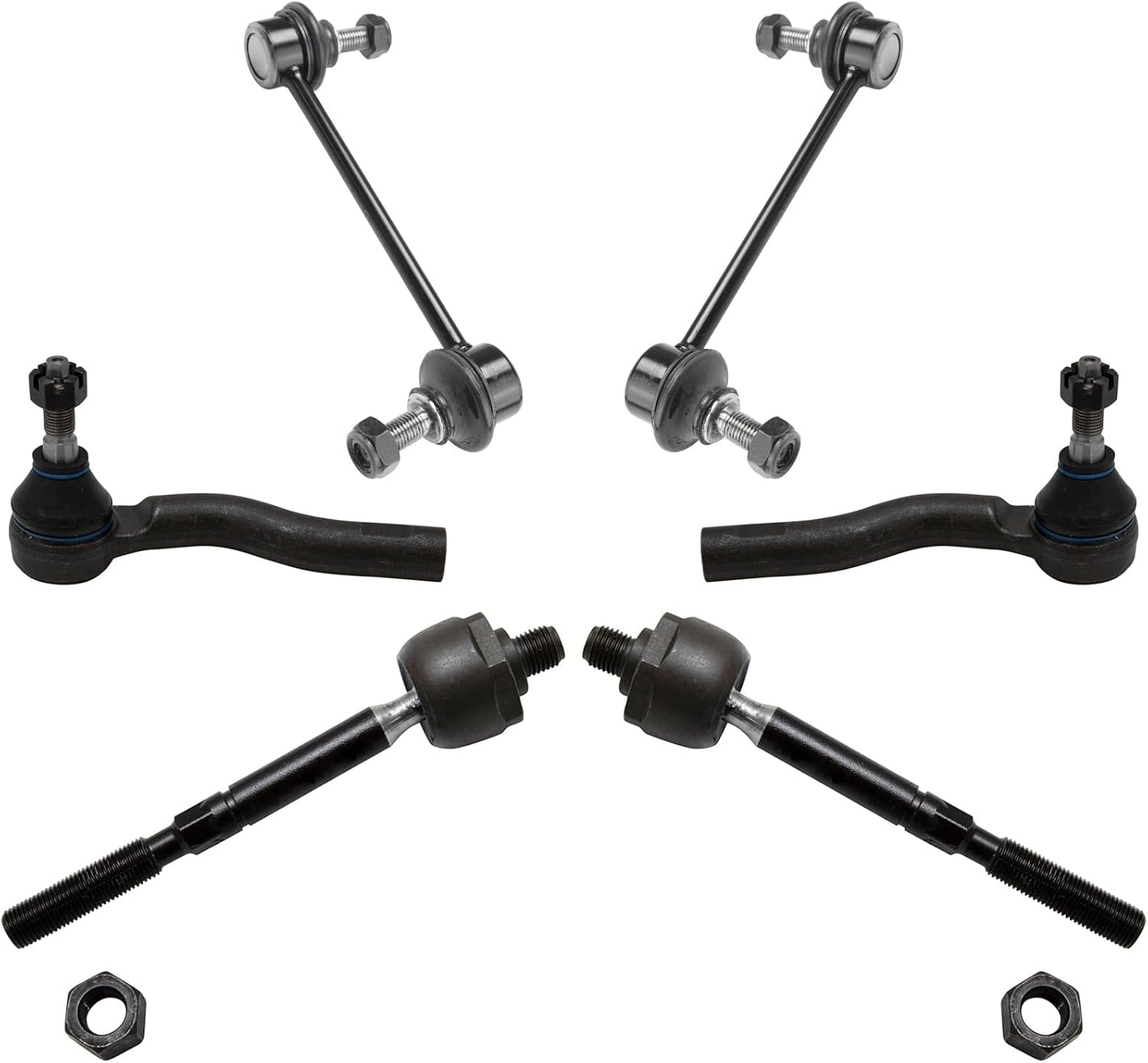 TRQ Front Steering & Suspension Kit for Ford Fusion 2010-2012