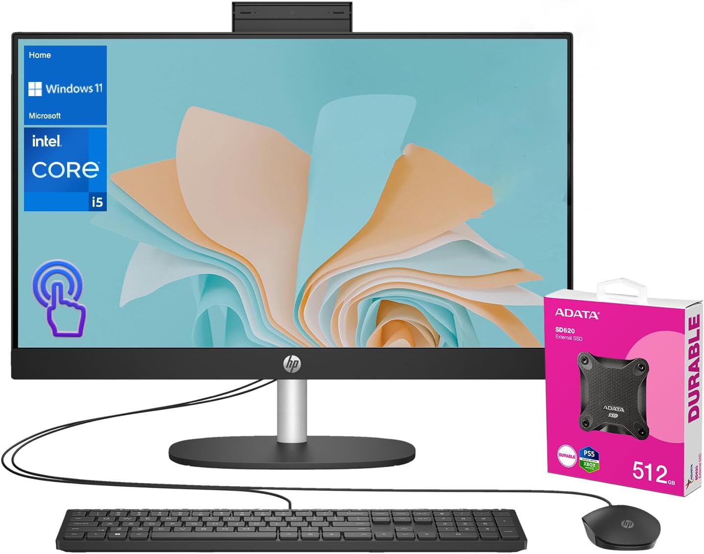HP 24 i5 All-in-One Desktop with Touchscreen and 32GB RAM
