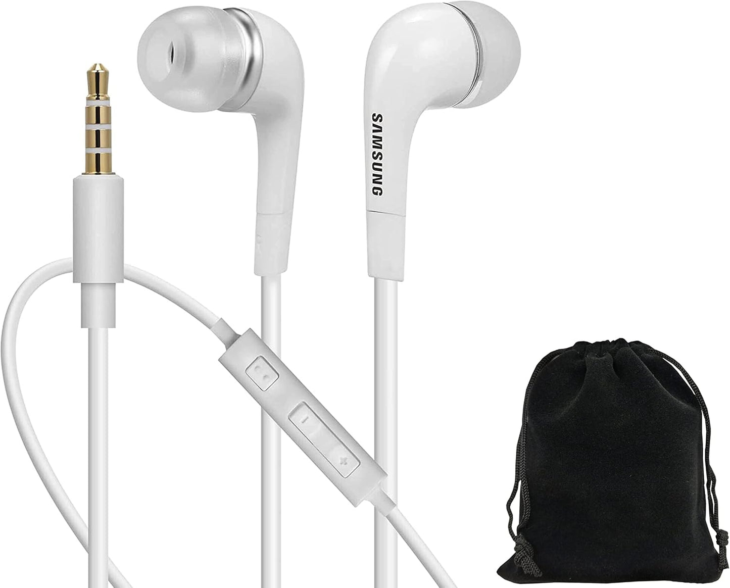 SAMSUNG 3.5mm Stereo Earphones with Remote - Original OEM - White
