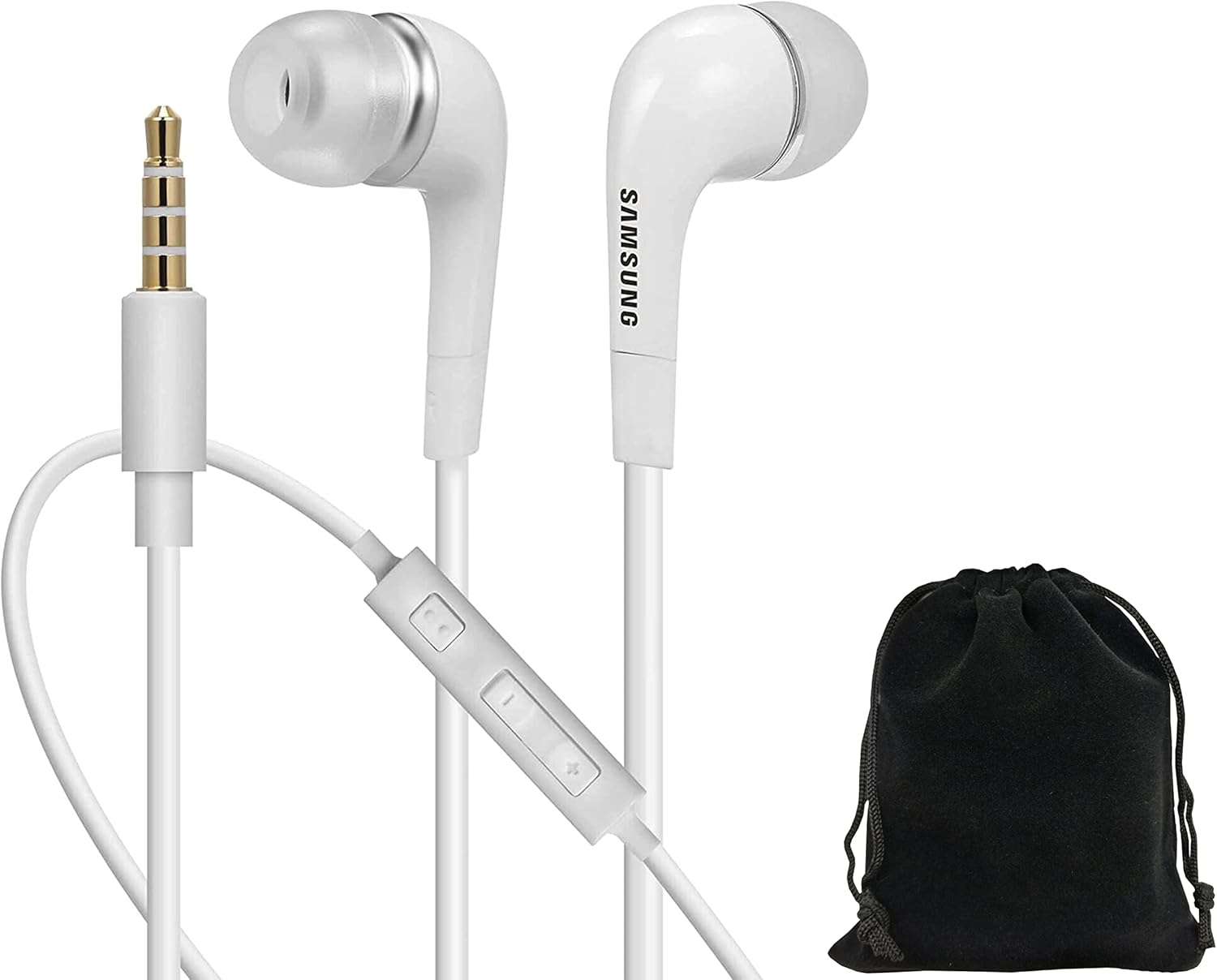 SAMSUNG 3.5mm Stereo Earphones with Remote - Original OEM - White