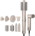 SKERTS 8-in-1 Hair Dryer Brush - Fast Ionic Curling!
