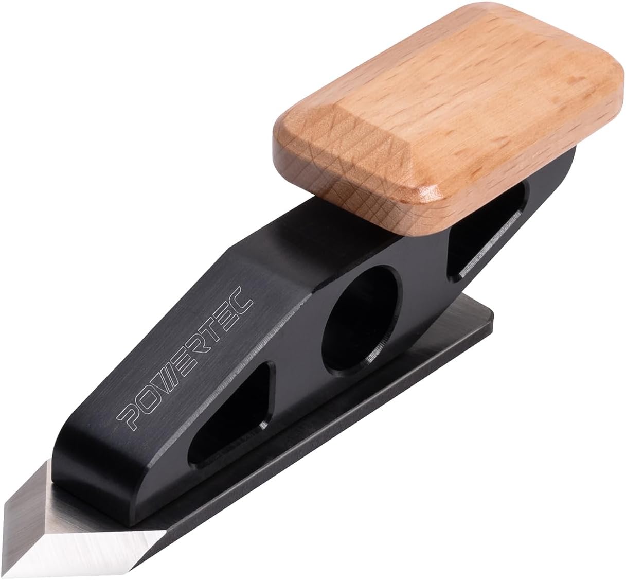 POWERTEC Chisel Plane with Spear Point Blade for Precision Work