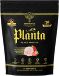 Ambrosia Planta Plant-Based Protein - Vegan, Low Bloat (Strawberry)