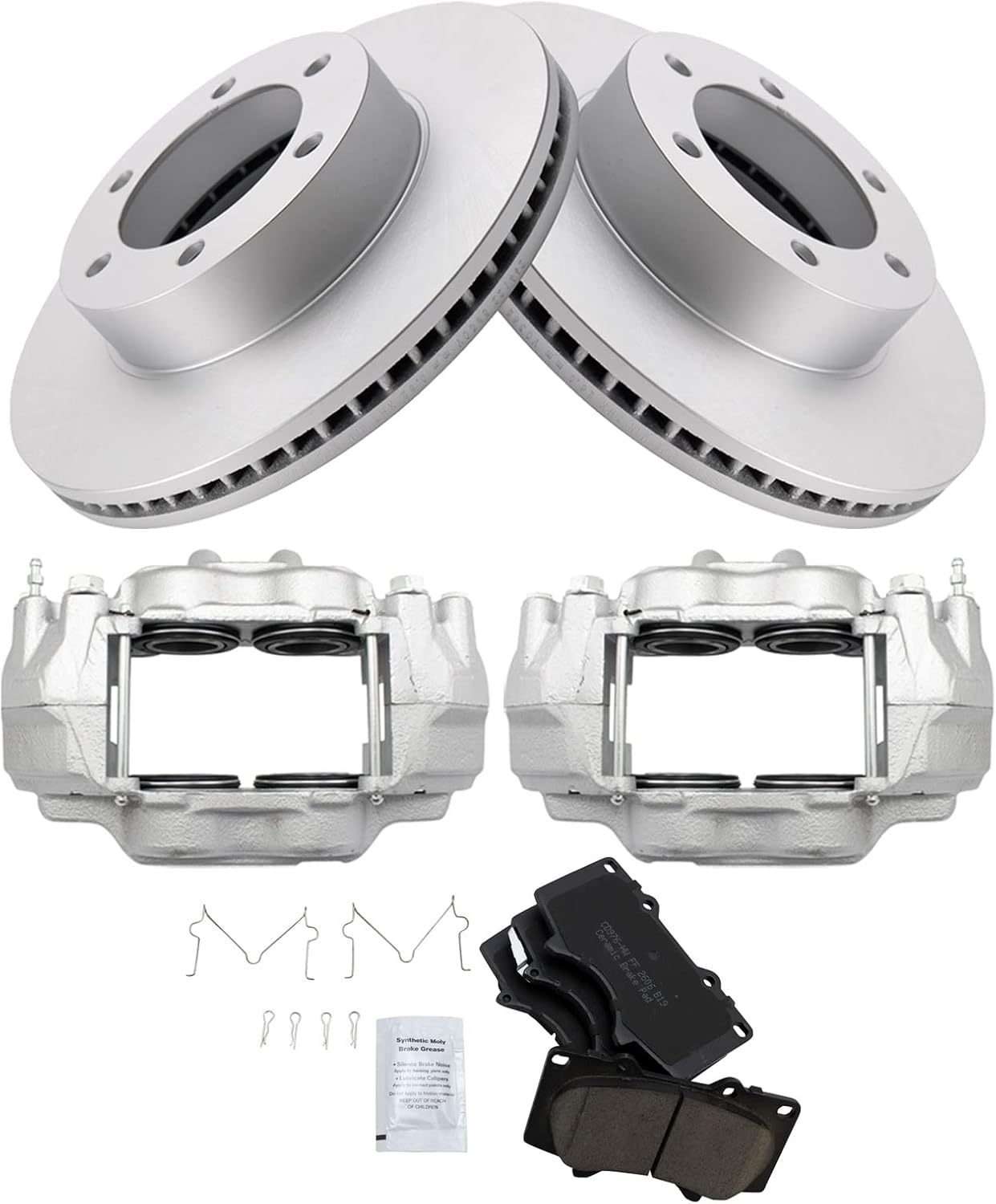Premium Front Brake Pad & Rotor Kit for Toyota Sequoia & Tundra