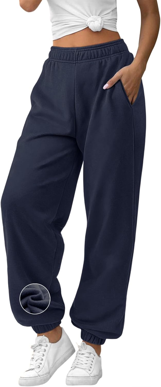 ATHMILE Women's Baggy Lounge Pants for Comfy Workout and Style