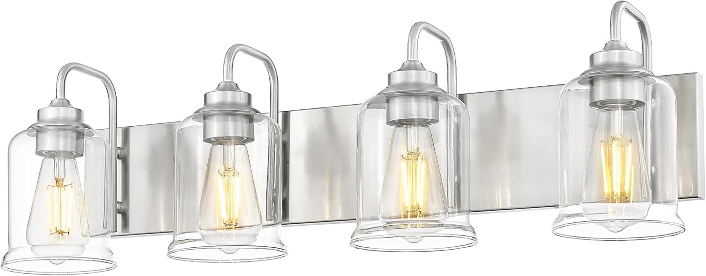 28.5 Inch Bathroom Wall Light with Modern Design and Versatility