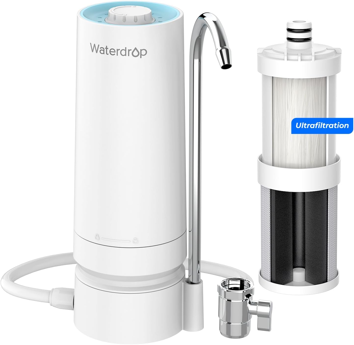 Ultra Filtration Waterdrop Countertop Water Filter for Clean Water