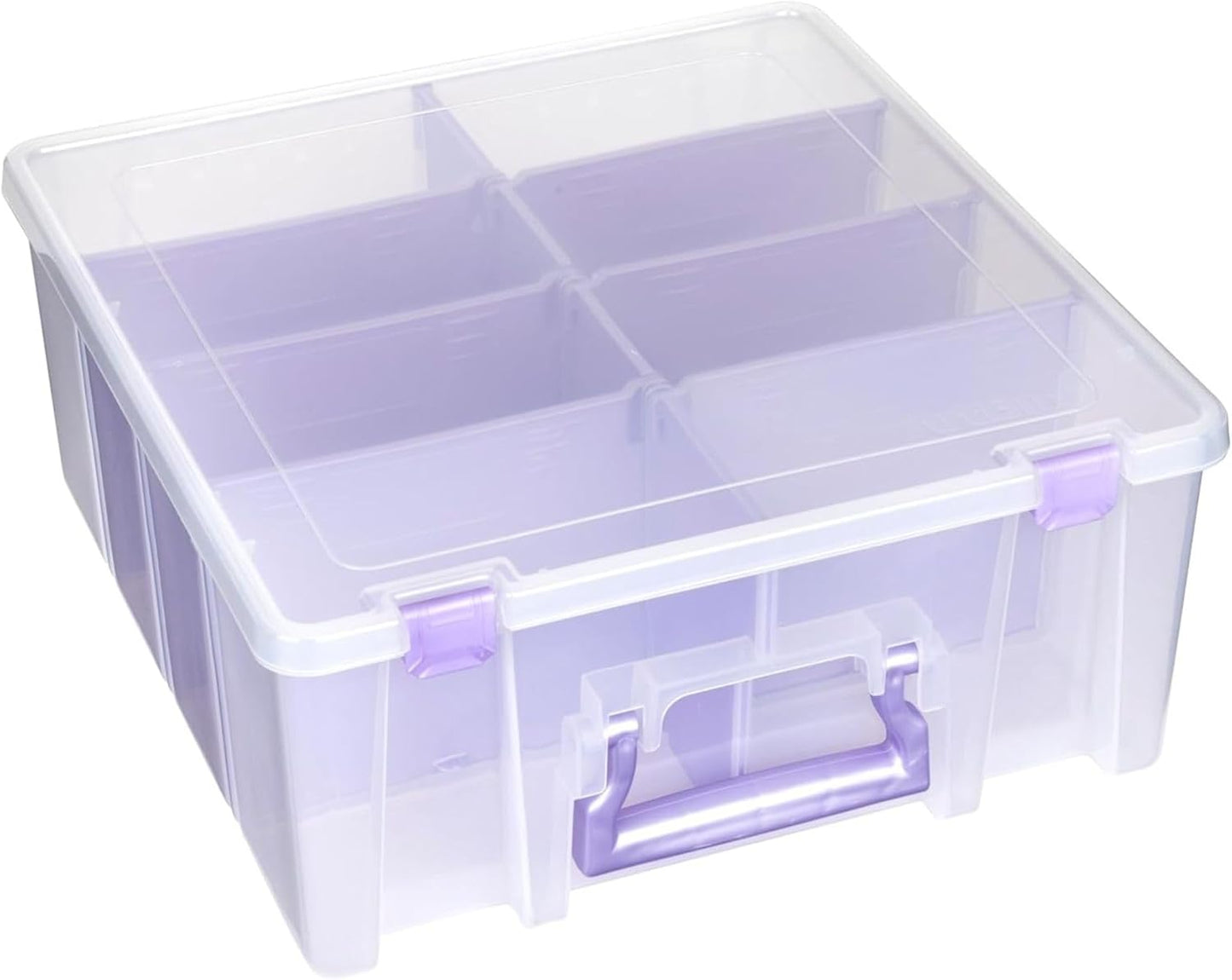 ArtBin Super Satchel Double Deep Compartment Box for Crafts