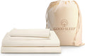 Good Sleep Bedding XL Twin Sheets - 1000 TC Egyptian Cotton - Ivory