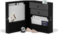 All-in-One Desk Organizer - Elegant Storage for Files and Keepsakes