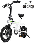 Electric Bike 500W Folding Ebike 20 mph - Smart Uphill Ride