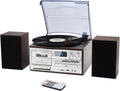 10 in 1 Record Player with External Speakers - Multifunction Retro