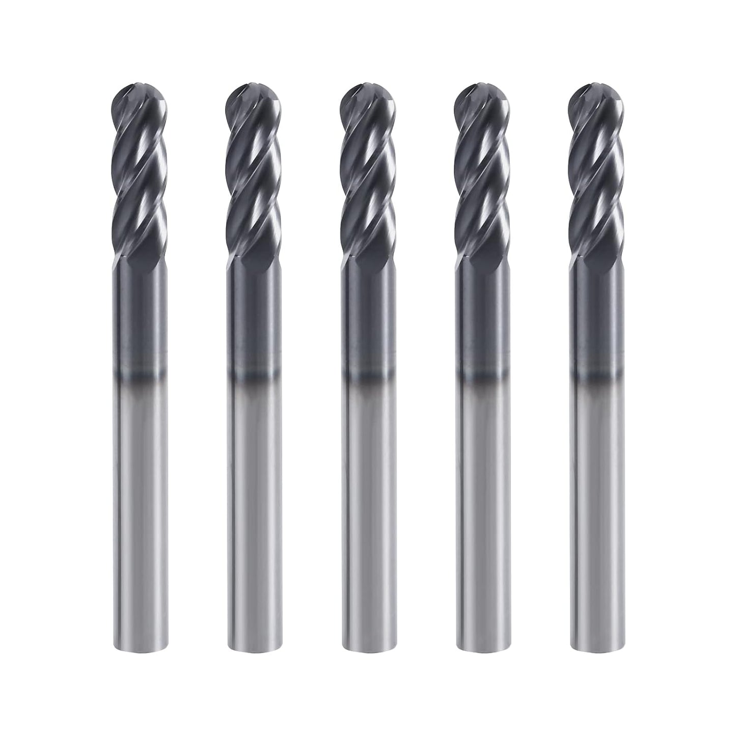 ISB 4Flutes Carbide Ball Nose End Mill for Precision Cutting