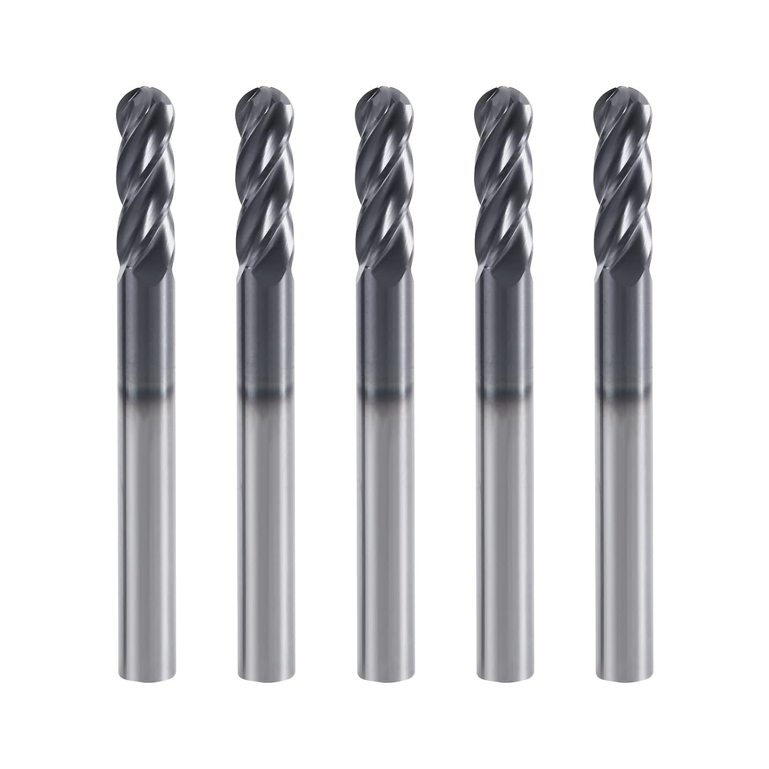 ISB 4Flutes Carbide Ball Nose End Mill for Precision Cutting