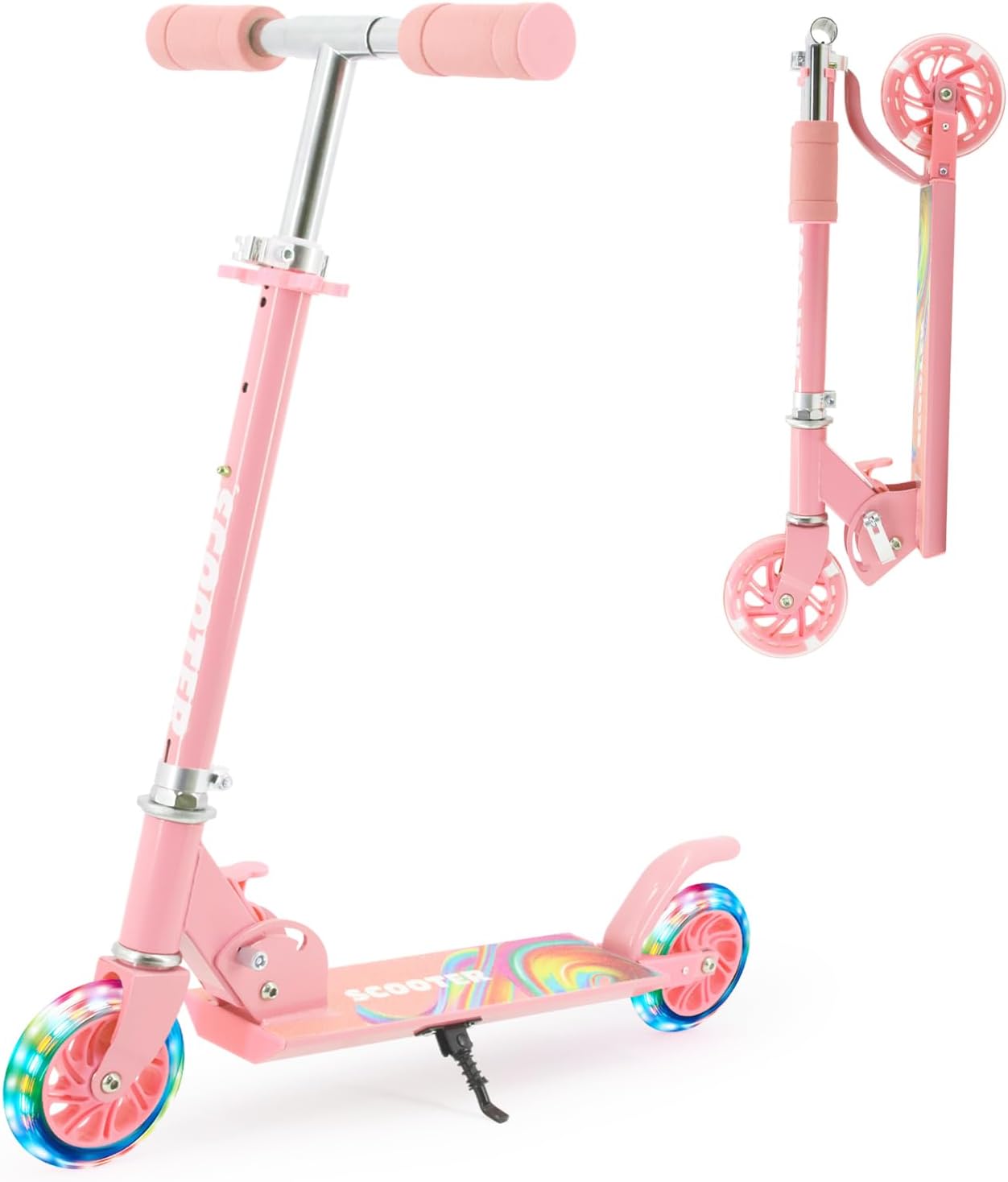 TENBOOM Kids Scooter for Ages 3-12 - Adjustable & Fun