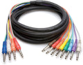 Hosa STP-802 2 Meters Multi-Channel Insert Snake - Clean Rack Routing