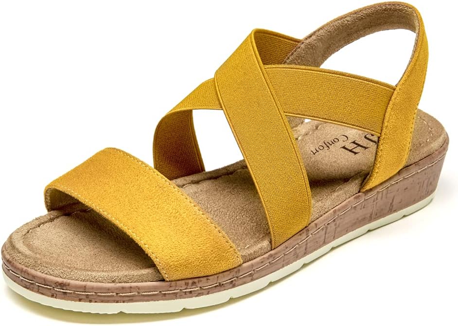 VJH confort Women's Flat Sandals for Stylish Summer Comfort
