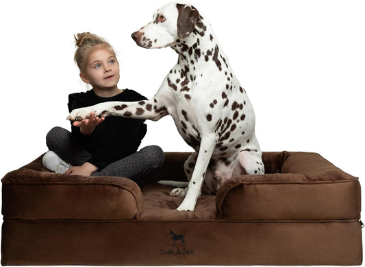 Orthopedic XL Dog Bed with Cooling Gel for Ultimate Comfort