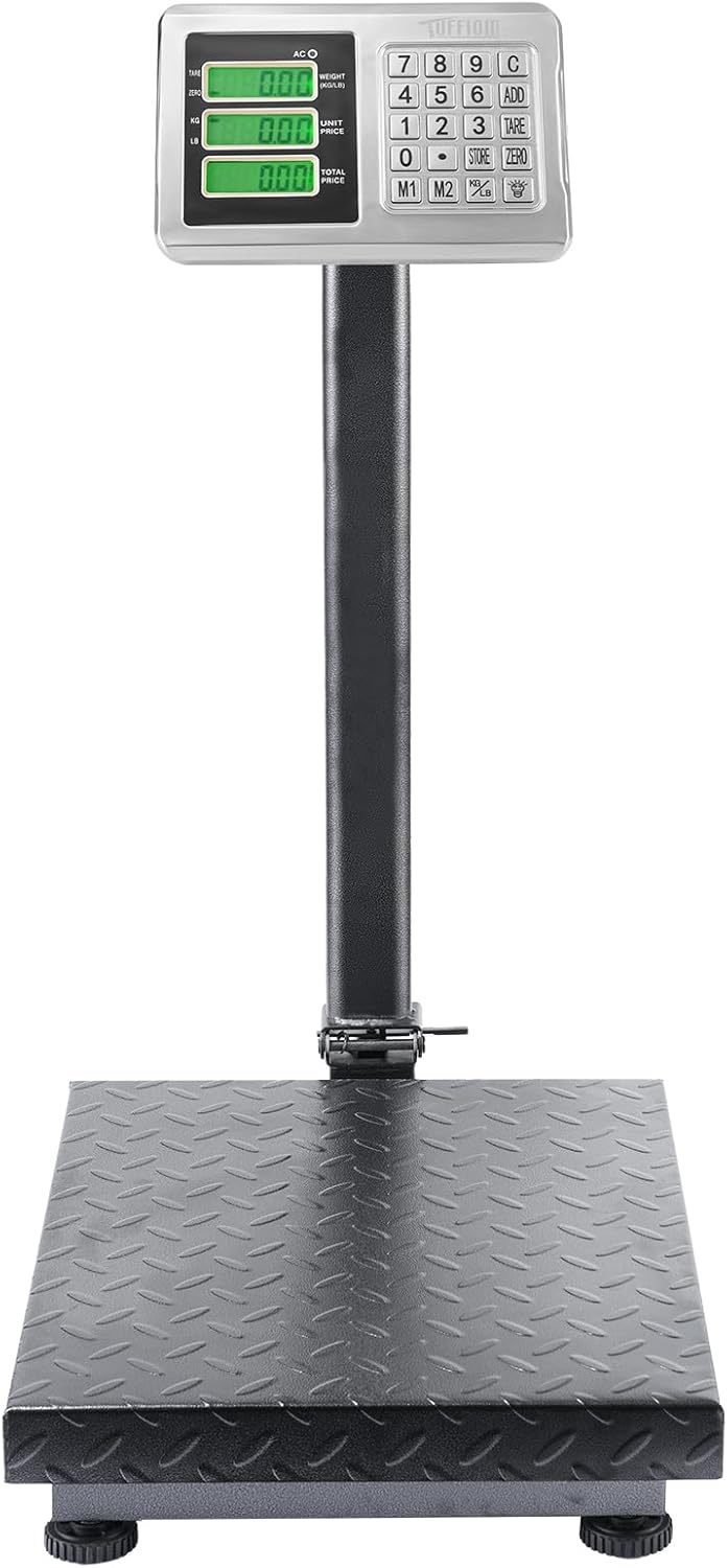 TUFFIOM 661lbs Electronic Industrial Platform Scale for Weighing