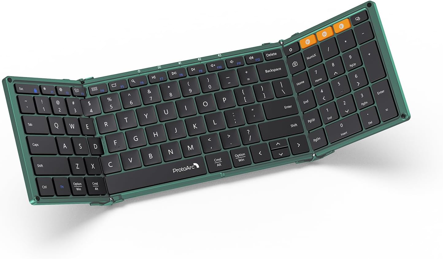 Portable Full-Size Bluetooth Keyboard - Dark Green