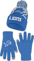 Ultra Game Youth NFL Super Soft Winter Beanie Set - Kids Knit Hat