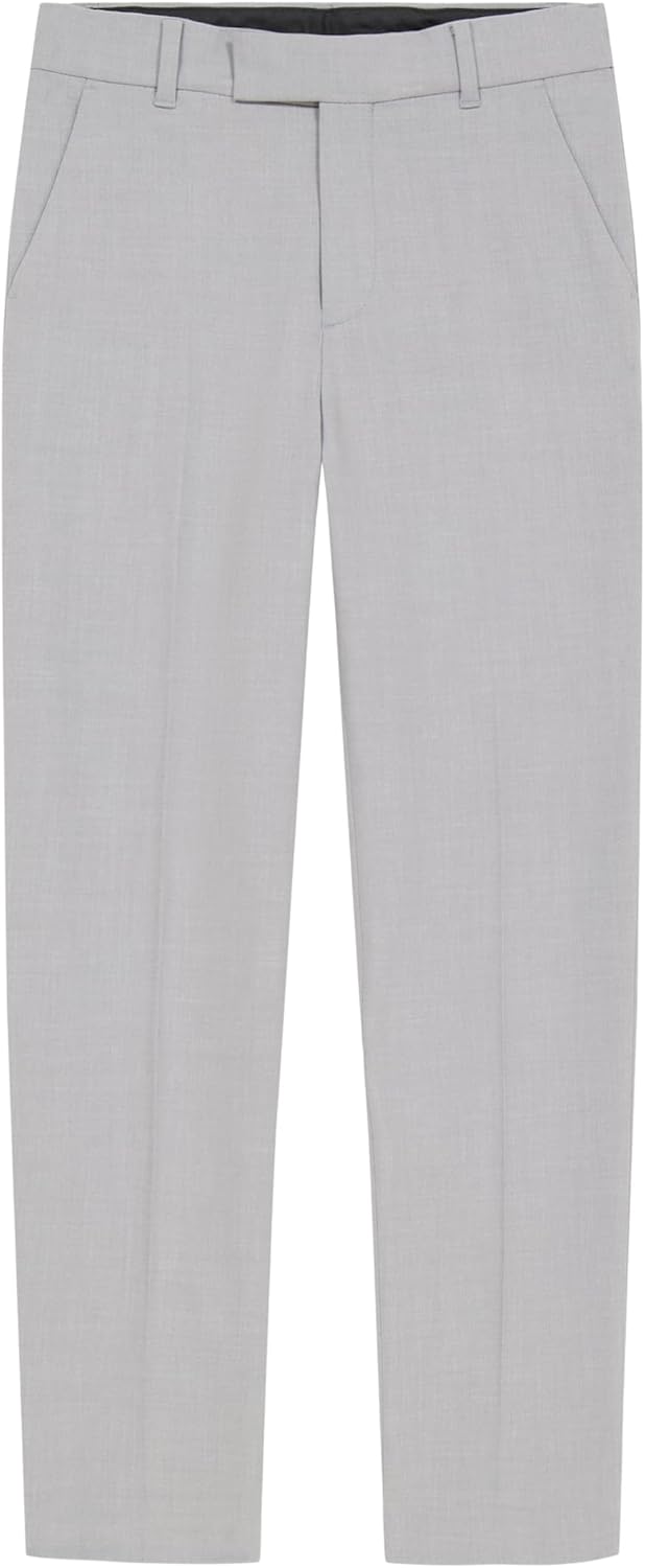 Calvin Klein Boys Flat-Front Bi-Stretch Dress Pant for Kids
