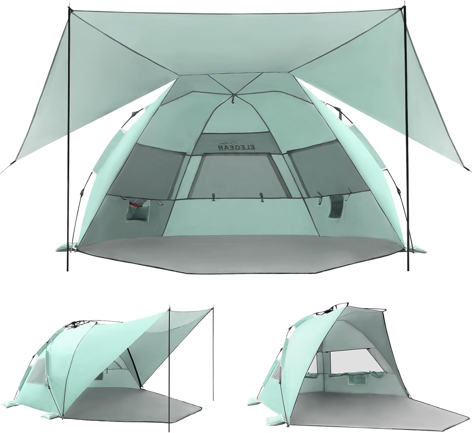 Elegear Beach Tent with Canopy: Ultimate Sun Shelter
