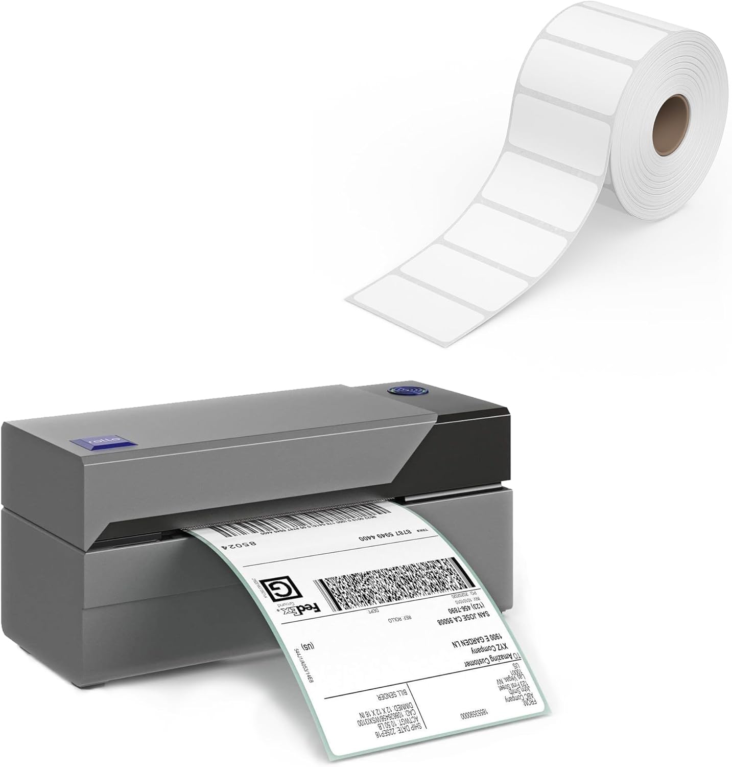 High-Speed Rollo USB Thermal Printer Bundle - 1000 Labels for Effortless Shipping