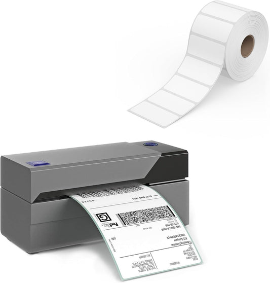 High-Speed Rollo USB Thermal Printer Bundle - 1000 Labels for Effortless Shipping